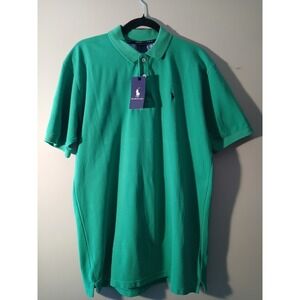 Ralph Lauren Men's Green Polo Shirt Classic Fit Embroidered Pony Size 3X